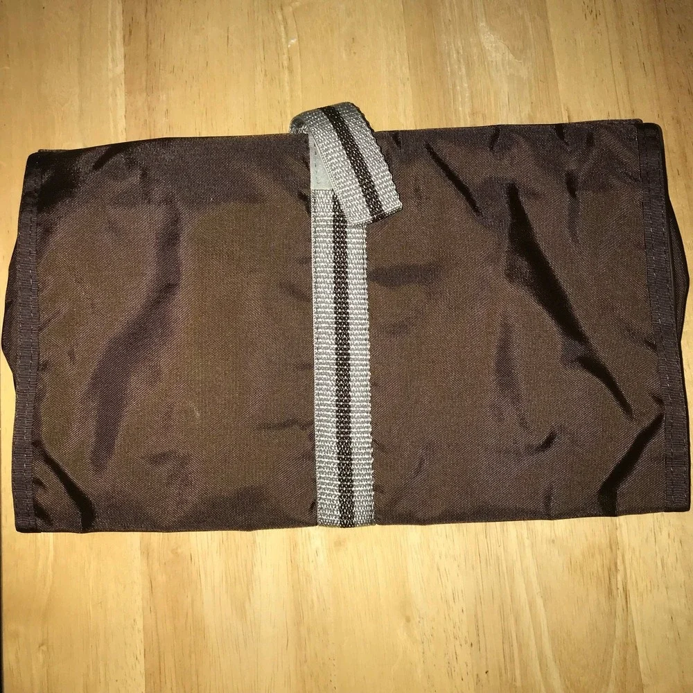 Mary Kay Brown Organizer with Pouch Make Up Jewelry Hair‎ Supplies